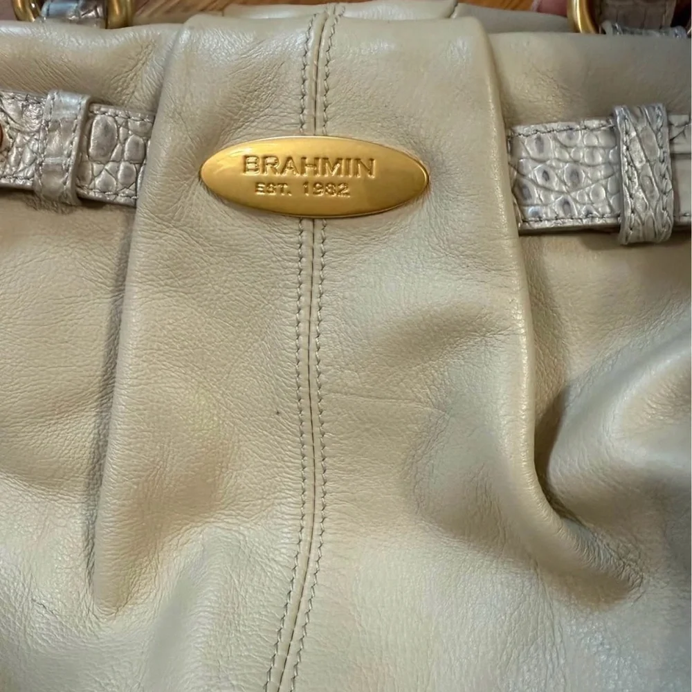 Brahmin Charleston/Caroline Smooth Leather Top Handle handbag and crossbody bag - Picture 4 of 6